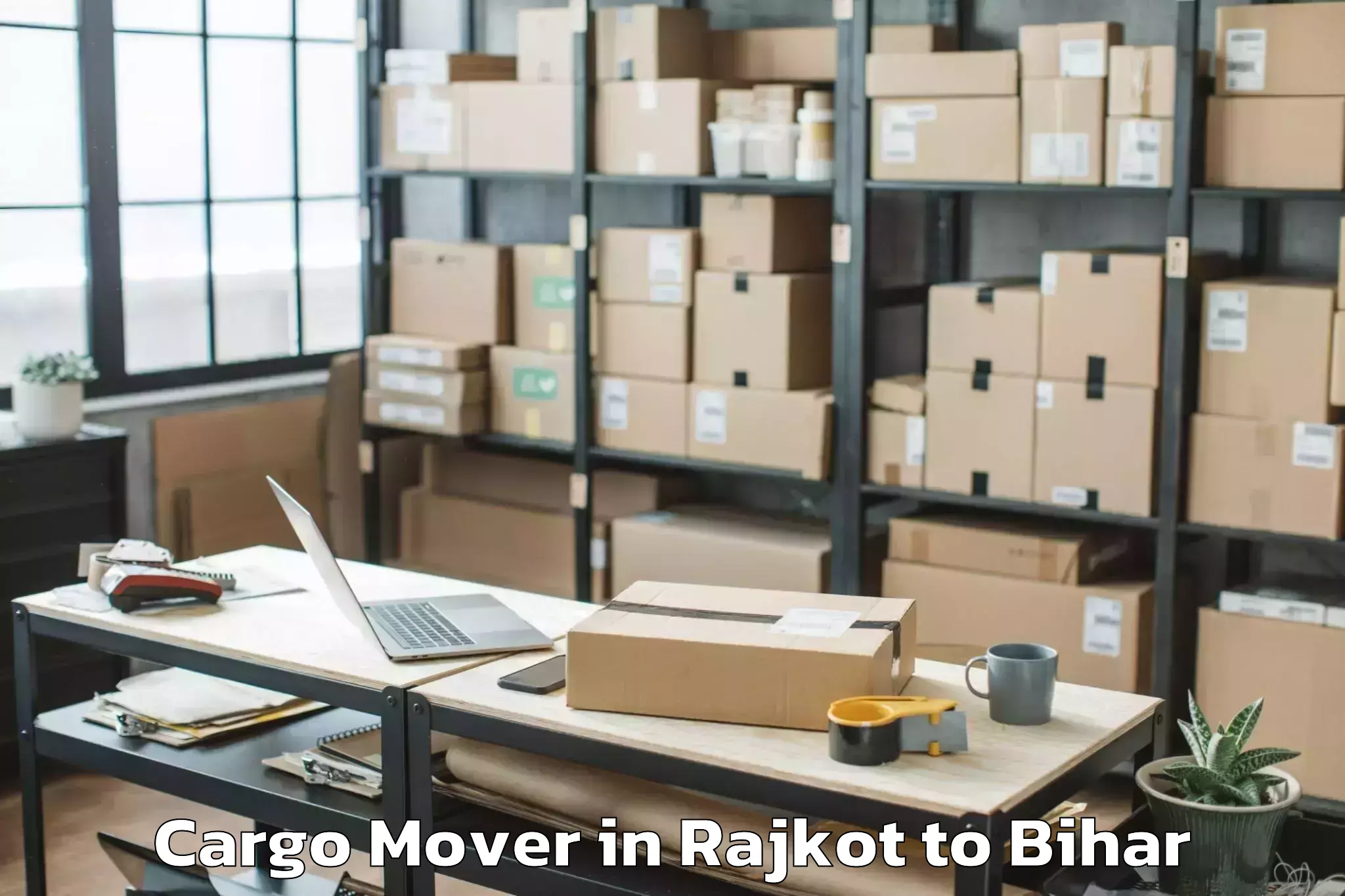 Book Rajkot to Jamui Cargo Mover